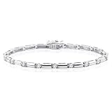 10K White Gold 1/2 ct. Diamond Tennis Bracelet