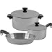 Revere 5-Piece Stainless Steel Aluminum Disc Cookware Set Revere 5-Piece Stainless Steel Aluminum Disc Cookware Set