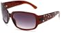 Fantas-Eyes Meteor Shower Sunglasses,Brown Frame/Gradient Brown Lens,one size