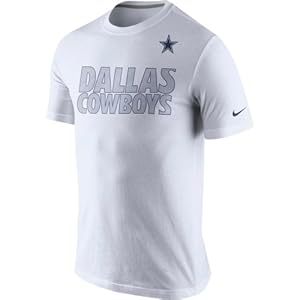 Dallas Cowboys Faster Tee - White - Small