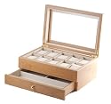 Lionite Mele 10 Watch Bamboo Display Box Case New