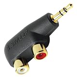AudioQuest adapter - 3.5 mm mini plug to 2 RCA female