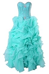Sweetheart  Lace-Up  Off the Shoulder  Ball Gown Prom Dress/Quinceanera Dress  With Ruffles