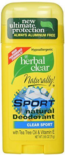 Herbal Clear Deodorant Stick, Sport - 2.65 oz