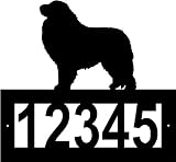 Custom Crafted GREAT PYRENEES Steel Address Sign