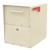 Architectural Mailboxes 6200S-10 Oasis Jr. Curbside Locking Mailbox 15x11.5x18 Inch - Sand