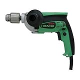 Factory-Reconditioned Hitachi D13VFRHIT 1/2-Inch Drill 9.0 Amp EVS Reversible