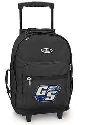 Georgia Southern University Rolling Backpack GSU Eagles Logo - Wheeled Travel or School Carry-On Travel Bags with Wheels - Best Quality-
