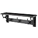 Shelf with 3 Hooks - Dark Shaker
