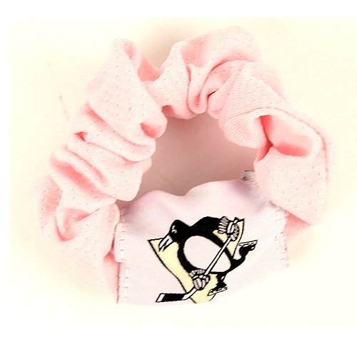Pittsburgh Penguins NHL Jersey Hair Scrunchie (Pink)