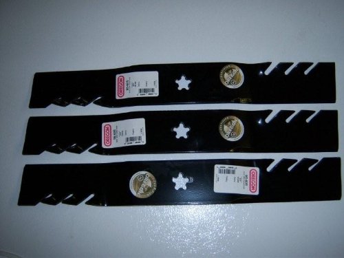 Set of 3, Genuine Gator 3-in-1 Mulcher Blades To Replace Craftsman, Poulan, Husqvarna Blade 187254, 187256 Set of 3, Genuine Gator 3-in-1 Mulcher Blades To Replace Craftsman, Poulan, Husqvarna Blade 187254, 187256