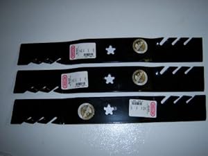 Set of 3, Genuine Gator 3-in-1 Mulcher Blades To Replace Craftsman, Poulan, Husqvarna Blade 187254, 187256
