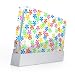 Flower Power Design Nintendo Wii Body Protector Skin Decal Sticker