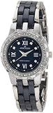 AK Anne Klein Women’s 10/9457BLSV Swarovski Crystal Accented Blue Ceramic Bracelet Watch