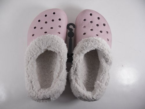 Crocs Mammoth Shearling Clog (Toddler/Little Kid),Cotton Candy/Oatmeal,6-7 M US Toddler