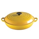 Le Creuset Signature Enameled Cast-Iron 5-Quart Round Braiser, Dijon
