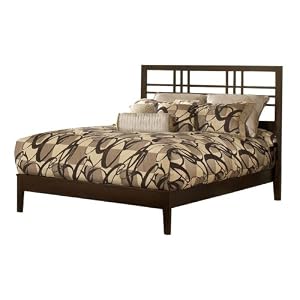 Tiburon Kona Queen Platform Bed in Espresso Hillsdale Furniture-1418504PLTB