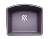 Blanco 440173 Diamond Single Bowl Silgranit II Sink, gray