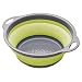 Kitchen Craft Colourworks Collapsible Colander, Green, 24cm