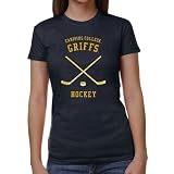 NCAA Canisius College Golden Griffins Ladies Club Junior's Tri-Blend T-Shirt - Navy Blue
