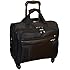 Kemyer 15.4 Inch Rolling Laptop Overnighter - Underseater Spinner Wheeled Computer Briefcase - Black