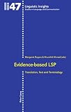 Evidence-based LSP : translation, text and terminology
