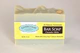 Cucumber & Melon Calcium Bentonite Clay Soap - 1 Bar - Living Clay Exfoliant Skin Care Soap For Oily Skin - Herbal Face & Body Soaps