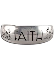 Sterling Silver American Quilt Faith Bracelet. Made in USA.