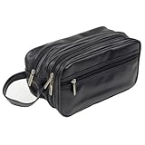 New Travel Toiletry Bag with Mini Labled Bottles Included By Renwick