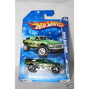Hot Wheels 2008 All Stars Toyota Baja Truck GREEN 31 36 #071 SNOWFLAKE CARD 1:64 Scale from 1/64 Trucks