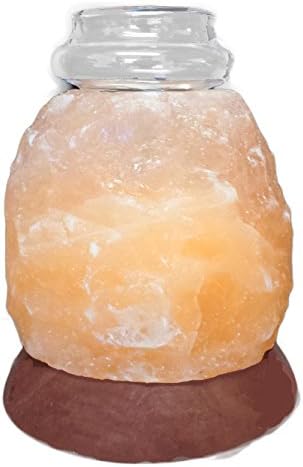 Himalayan Salt Aromatherapy Lamp with Glass Diffuser