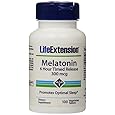 Life Extension Melatonin Time Released Vegetarian Tablets, 300 mcg, 100 Count