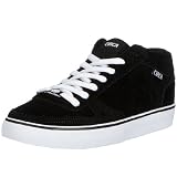 C1RCA Little Kid/Big Kid 8 Track Skate Sneaker,Black/White,6 M US Big Kid