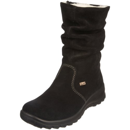 Rieker Eike Z7171/01, Damen Stiefel, schwarz, 40.5 EU / 7 UK