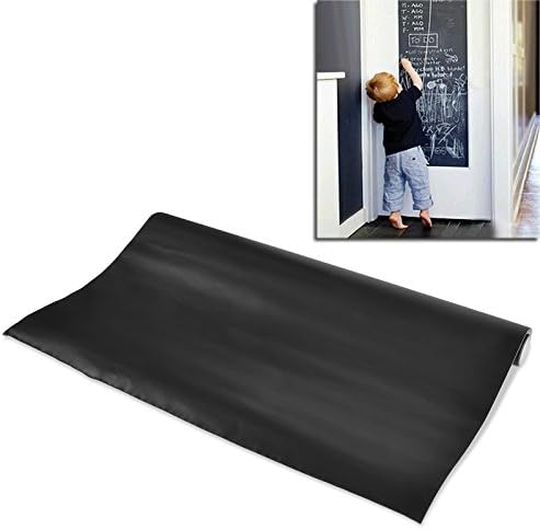 Mother's Day Big Sales!!HomeSmith DIY Vinyl Blackboard Sticker Removable Wall Decal Cuttable Chalkboard Stickers 6.5'x1.5' feet Suitable for Teens Room Office Kindergarden