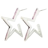 Half Star Earrings
