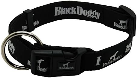 Puppy Pets Dog's Summer Collars Urban Chic Pure Adjustable Basic Dog Collar Black