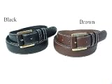 Nautica Men Business Casual Accented Stitching Belt