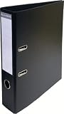 Exacompta - 53741E - Classeur � Levier PVC 2 Anneaux - Format A4 - Dos de 70 mm - Noir