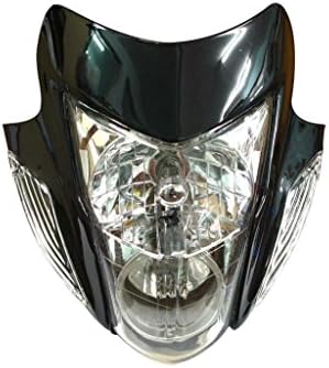 Mteccosmetic S-010-09877 - Streetfighter Street fighter Motorcycle Bike Headlight Head Light Lamp Black Sonic Style