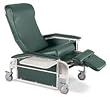 `Drop-Arm Care Cliner w/Steel Casters
