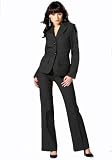 Laura Scott Damen-Hose Hosenanzug grau-meliert