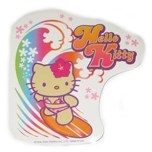 Hello Kitty Surfing Sticker