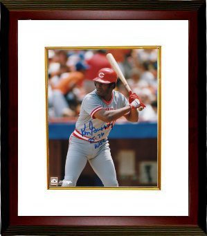 Ken Griffey, Sr. signed Cincinnati Reds 8x10 Photo 75 76 WSC Custom Framed