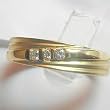 14K Yellow Gold Diamond Man's Ring
