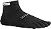 Injinji 2.0 Men's Run Lightweight Mini Crew Toesocks, Black, Medium