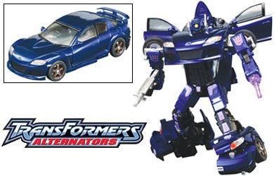 Childrens Toyshop  Toys : Transformers Alternators - Mazda RX-8 Shock Blast