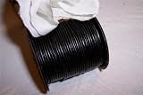 Leather Cord .5mm Black 5 Yards