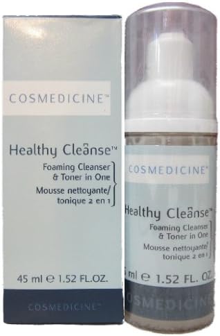 Cosmedicine Healthy Cleanse Foaming Cleanser/Toner Travel Size 1.52 oz
