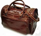 Torino Leather Duffle Bag Color: Vecchio Brown